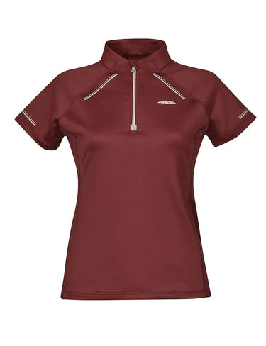 Buy Weatherbeeta Maroon Victoria Premium Short Sleeve Top| Online for Equine
