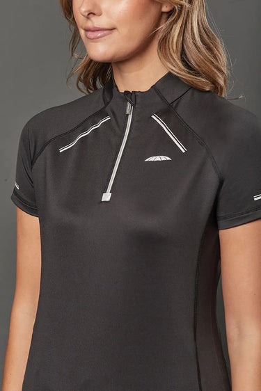 Weatherbeeta Black Victoria Premium Short Sleeve Top