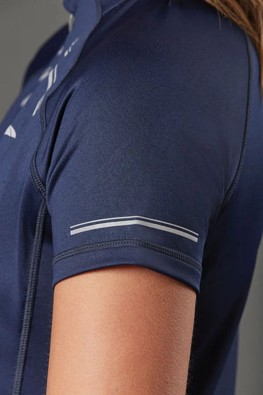 Buy the Weatherbeeta Navy Victoria Premium Short Sleeve Top | Online For Equine
