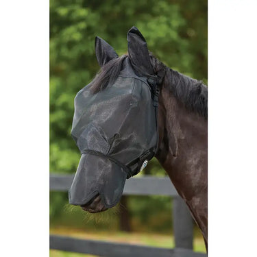 Weatherbeeta Black Comfitec Double Dart Deluxe Fly Fly Mask With Ears And Nose