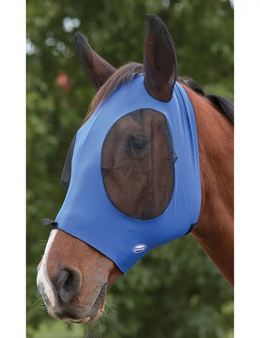 Buy the Weatherbeeta Royal Blue/Black Deluxe Stretch Bug Eye Saver With Ears | Online For Equine