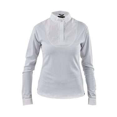 Shires White Aubtion Long Sleeve Stock Shirt| Online For Equine