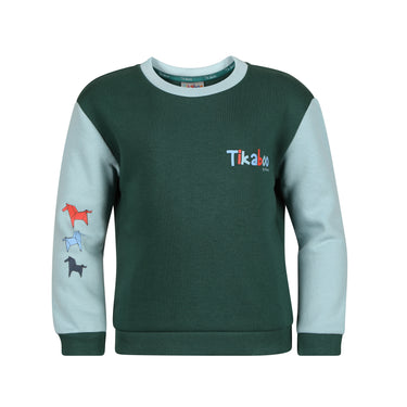 Buy the Shires Tikaboo Green Horse Sweatshirt | Online for Equine