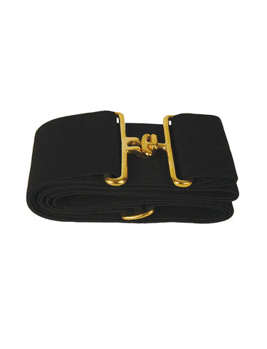 Roma Black Elastic Rug/Blanket Surcingle