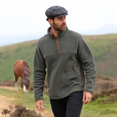 Shires Green Aubrion Core Half Zip Fleece - Gents