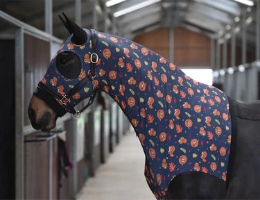 Buy the WeatherBeeta Squirrel Print Stretch Hood With Zip | Online For Equine