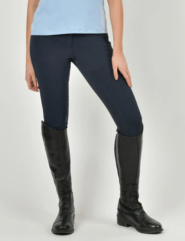 Buy the Dublin Ink Navy Shelby Full Seat Breeches | Online for Equine