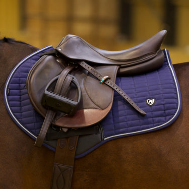 Buy the Shires ARMA Navy Jump Saddlecloth | Online for Equine