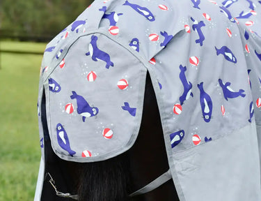 Weatherbeeta Seal Print Comfitec Tyro Standard Neck Lite Plus Turnout Rug