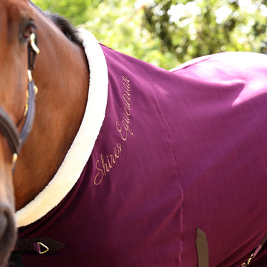 Shires Black Cherry Shires Deluxe Fleece Rug