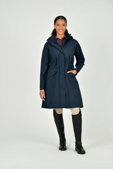 Buy Dublin Navy Rowan Waterproof Riding Coat| Online for Equine