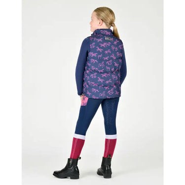 Buy Dublin Navy Kids Patrice Puffer Gilet| Online for Equine