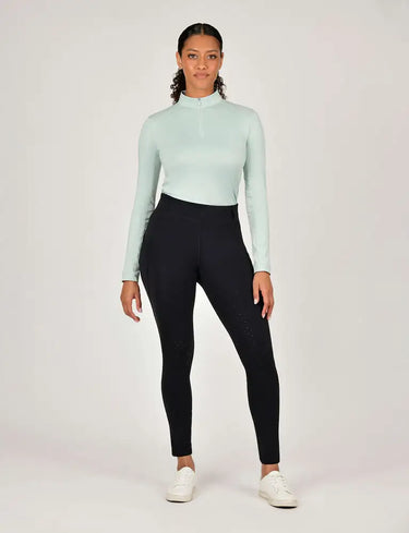Buy Dublin Black Ladies Thermal Black Riding Tights| Online for Equine