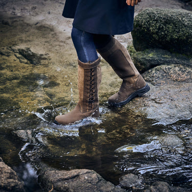 Dublin Chocolate Pinnacle III Laced Country Boots