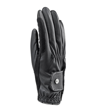 Shires Black Aubrion Stadium FlexFit Riding Gloves