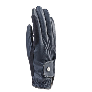 Shires Navy Aubrion Stadium FlexFit Riding Gloves