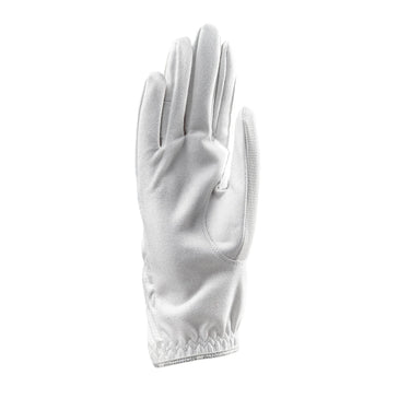 Shires White Aubrion Stadium FlexFit Riding Gloves