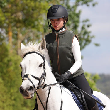 Shires Green Aubrion Core Fleece Gilet - Young Rider