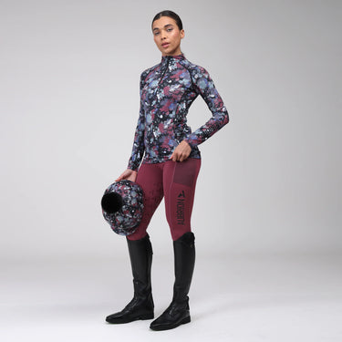 Shires Abstract Aubrion React Ladies Long Sleeve Base Layer
