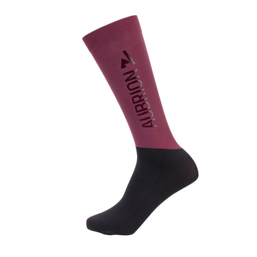 Shires Mauve Aubrion React Adults Unisex Performance Socks