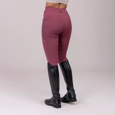 Shires Mauve Aubrion React Ladies Non-Stop Riding Tights