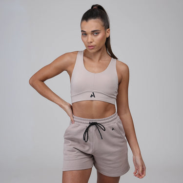 Shires Sand Aubrion React Ladies Sweat Shorts