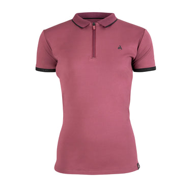 Shires Mauve Aubrion React Young Rider Tech Polo