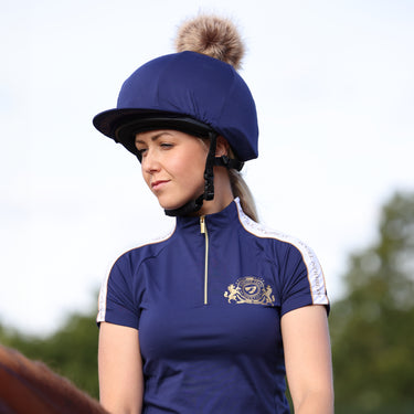 Shires Midnight Aubrion Team Hat Silk