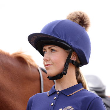 Shires Midnight Aubrion Team Hat Silk