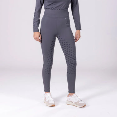 Shires Grey Aubrion Eltar Riding Tights