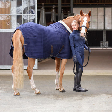 Shires Navy Aubrion Eltar Riding Tights