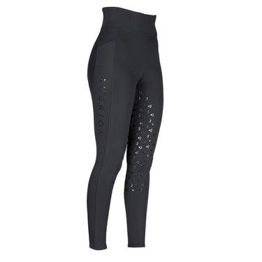 Shires Black Aubrion Eltar Riding Tights - Young Rider