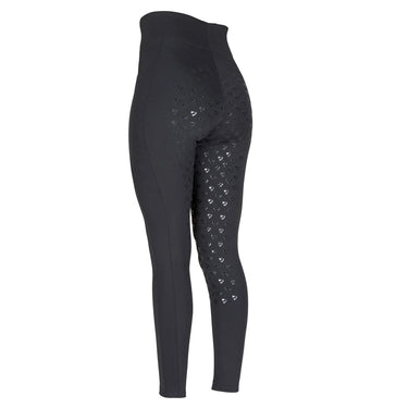 Shires Black Aubrion Eltar Riding Tights - Young Rider