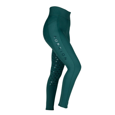 Shires Green Aubrion Eltar Riding Tights - Young Rider