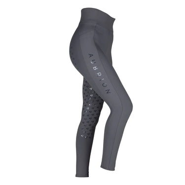 Shires Grey Aubrion Eltar Riding Tights - Young Rider