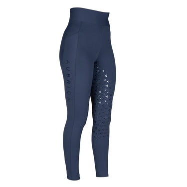 Shires Navy Aubrion Eltar Riding Tights - Young Rider
