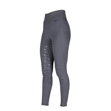 Shires Grey Aubrion Eltar Riding Tights - Young Rider