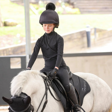 Shires Black Aubrion Eltar Base Layer - Young Rider