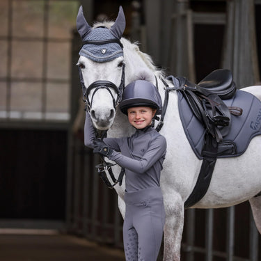 Shires Grey Aubrion Eltar Base Layer - Young Rider