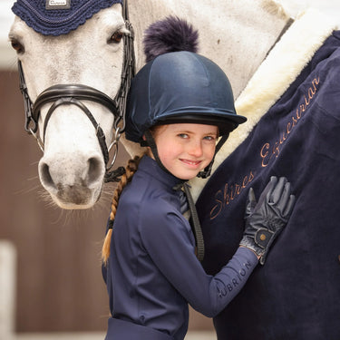 Shires Navy Aubrion Eltar Base Layer - Young Rider