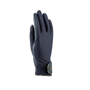 Shires Navy Aubrion Aero FlexFit Riding Gloves