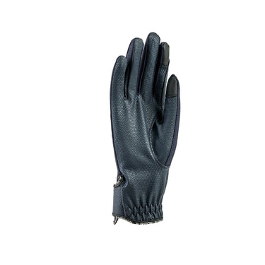 Shires Navy Aubrion Aero FlexFit Riding Gloves