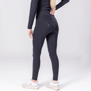 Shires Black Aubrion Eltar Riding Tights