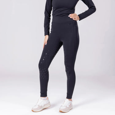 Shires Black Aubrion Eltar Riding Tights