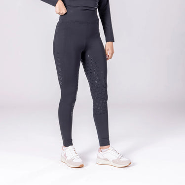 Shires Black Aubrion Eltar Riding Tights