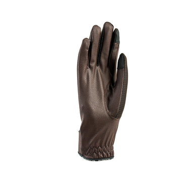 Shires Brown Aubrion Aero Flexfit Riding Gloves - Childs