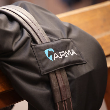 Shires Black ARMA Waterproof Fleece Lined Saddle Cover