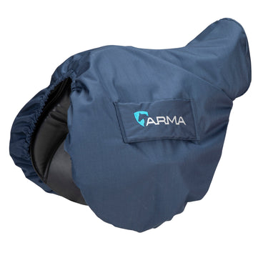 Shires Navy ARMA Waterproof Fleece Lined Saddle Cover