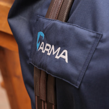 Shires Navy ARMA Waterproof Fleece Lined Saddle Cover