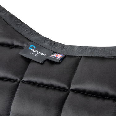 Shires Black ARMA Eltar Satin Jump Saddlecloth